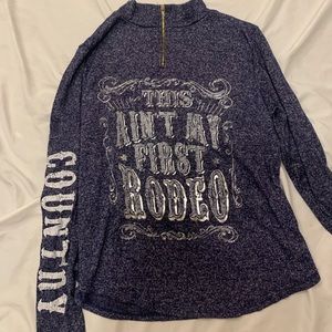 Long Sleeve Zip-Up Shirt